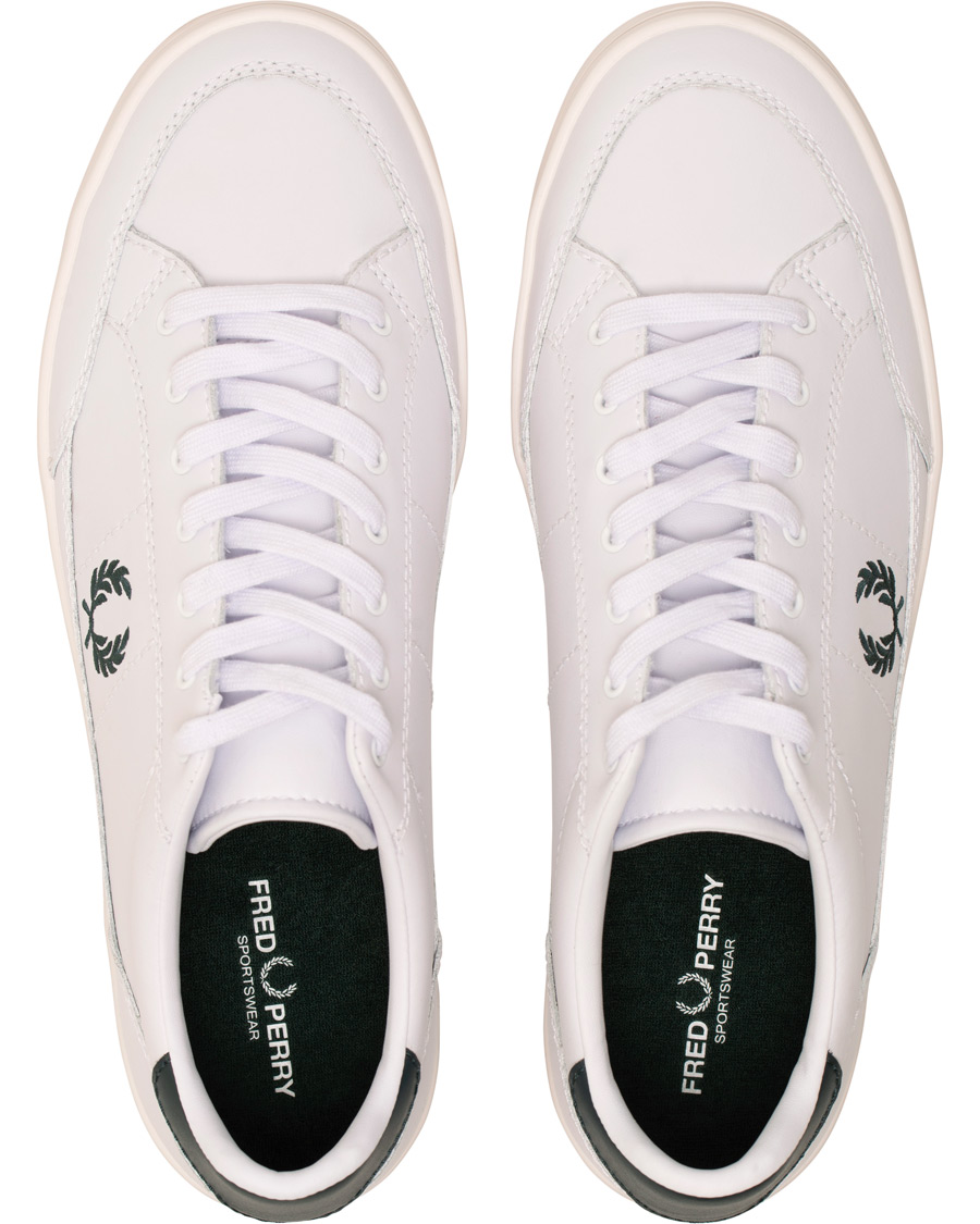 Fred perry deuce leather white deals
