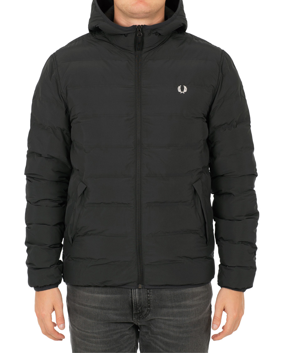 Herre | Jakker | Fred Perry | Insulated Hooded Jacket Black