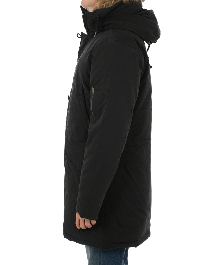 Herre | Jakker | Fred Perry | Down Snorkel Parka Black