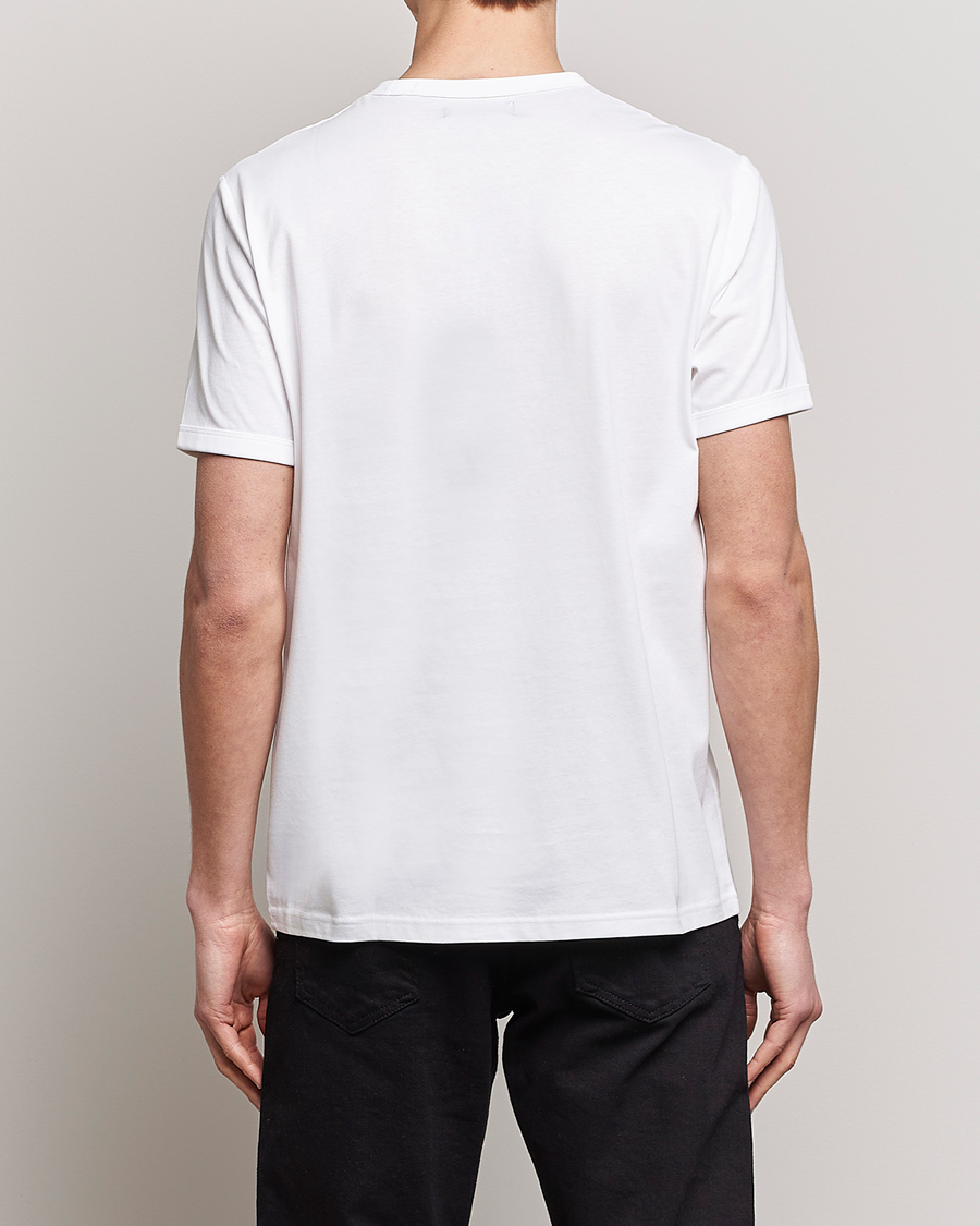 Herre | T-Shirts | Fred Perry | Ringer Crew Neck Tee White