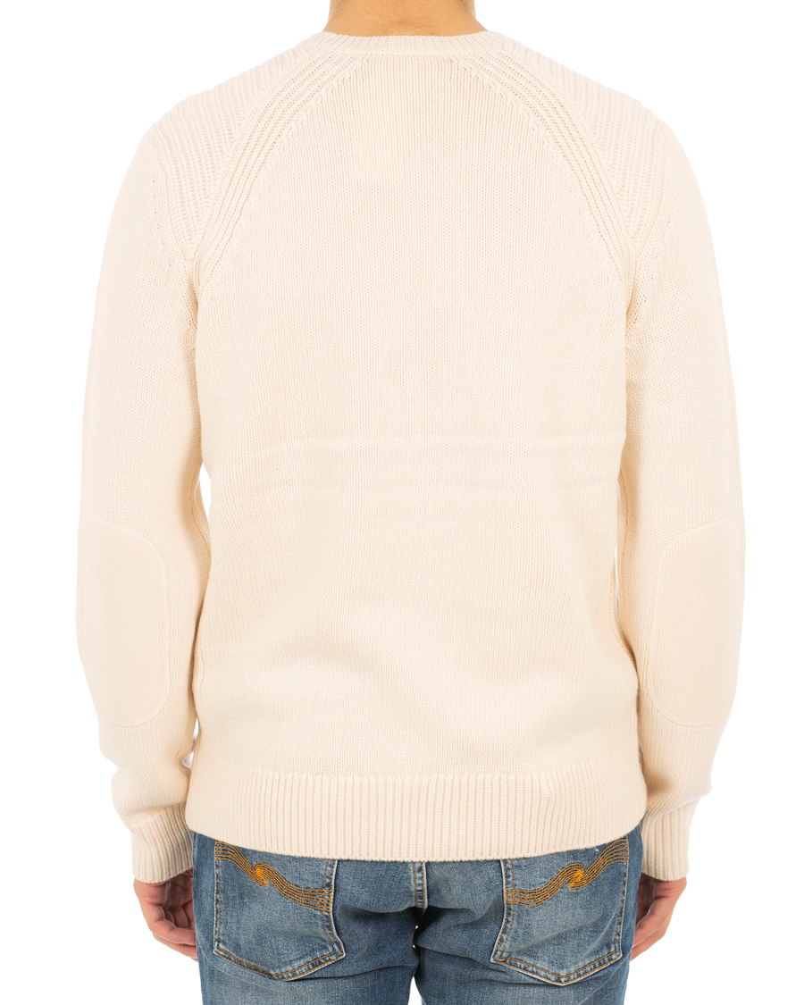 Herre | Gensere | Vince | Fisherman Cable Crew White