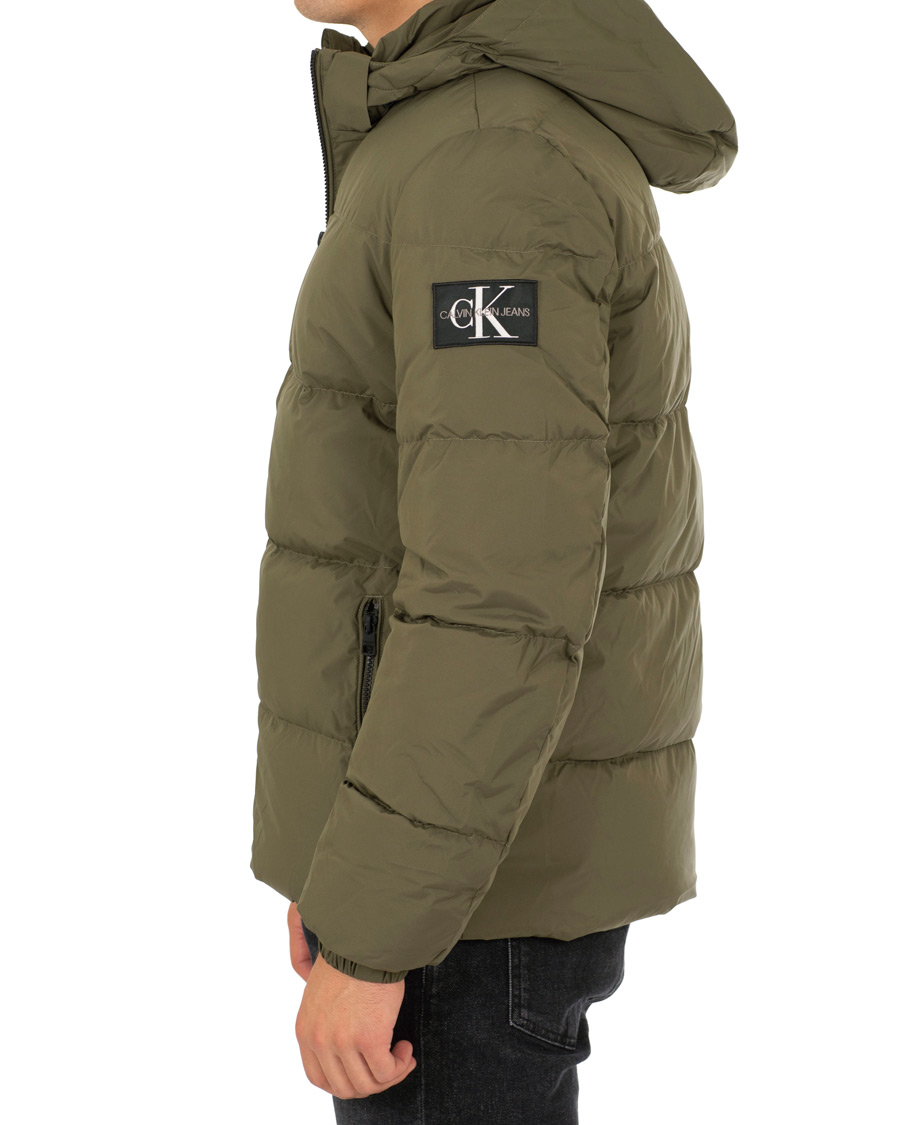 Herre | Jakker | Calvin Klein Jeans | Down Hooded Jacket Grape Leaf