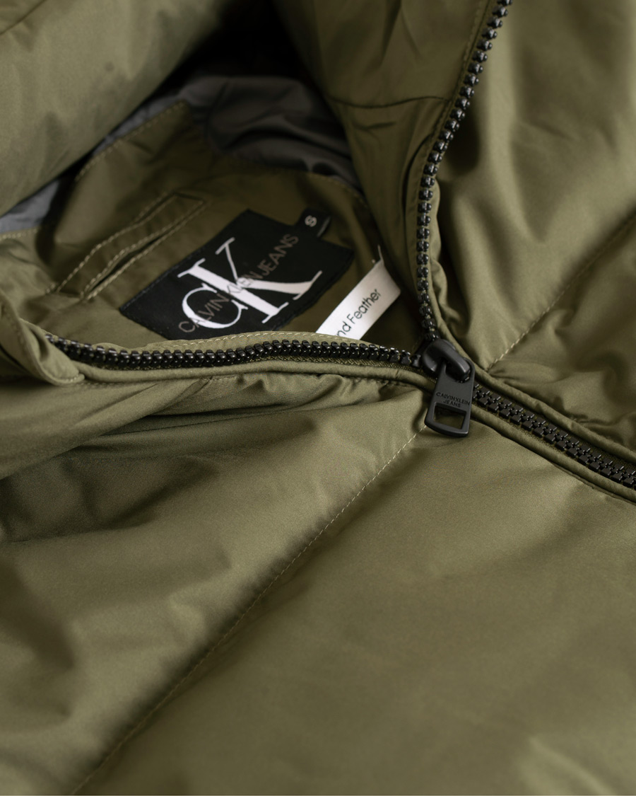 Herre | Jakker | Calvin Klein Jeans | Down Hooded Jacket Grape Leaf