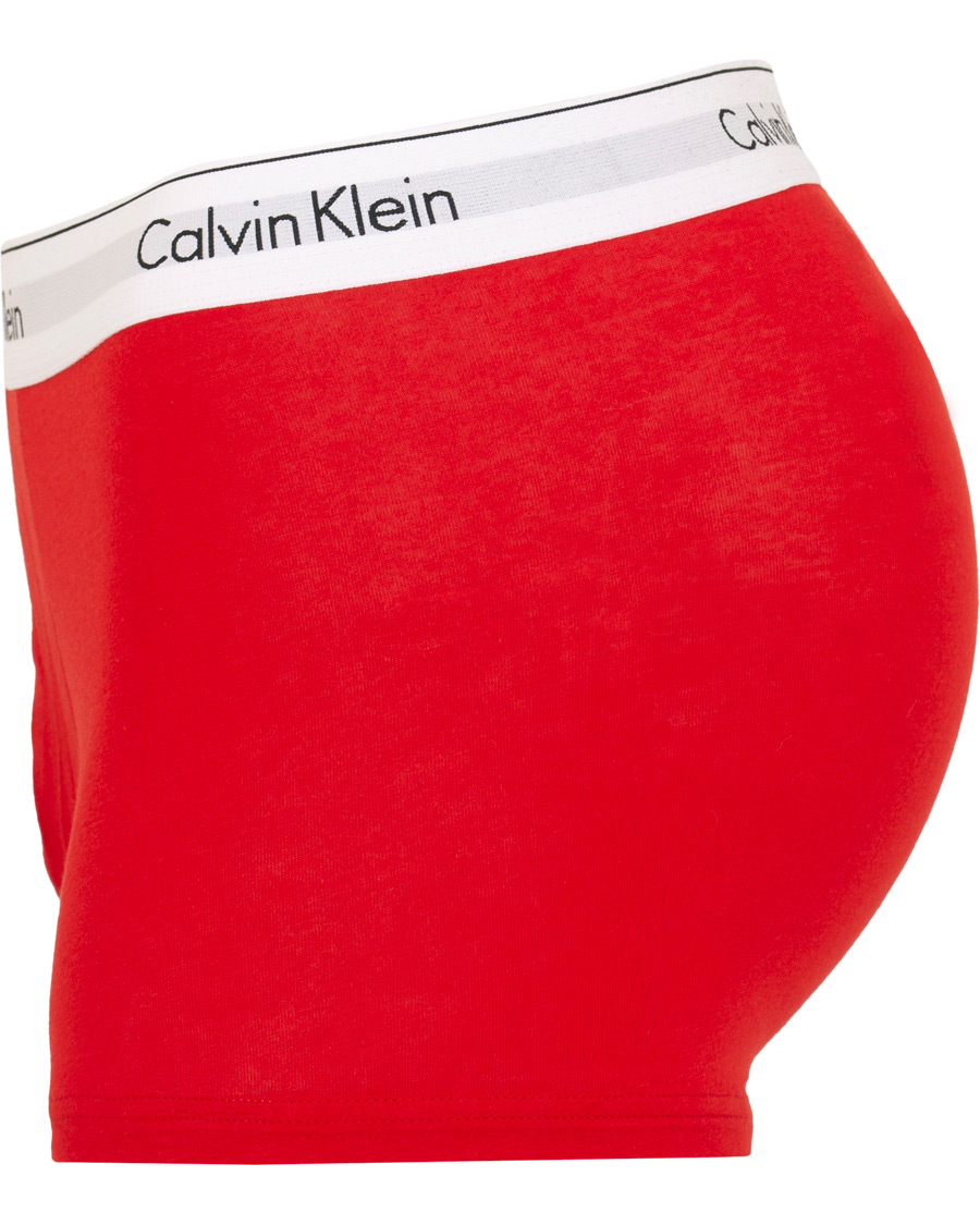 Herre | Undertøy | Calvin Klein | Modern Cotton Stretch 2-Pack Trunk Red/Black