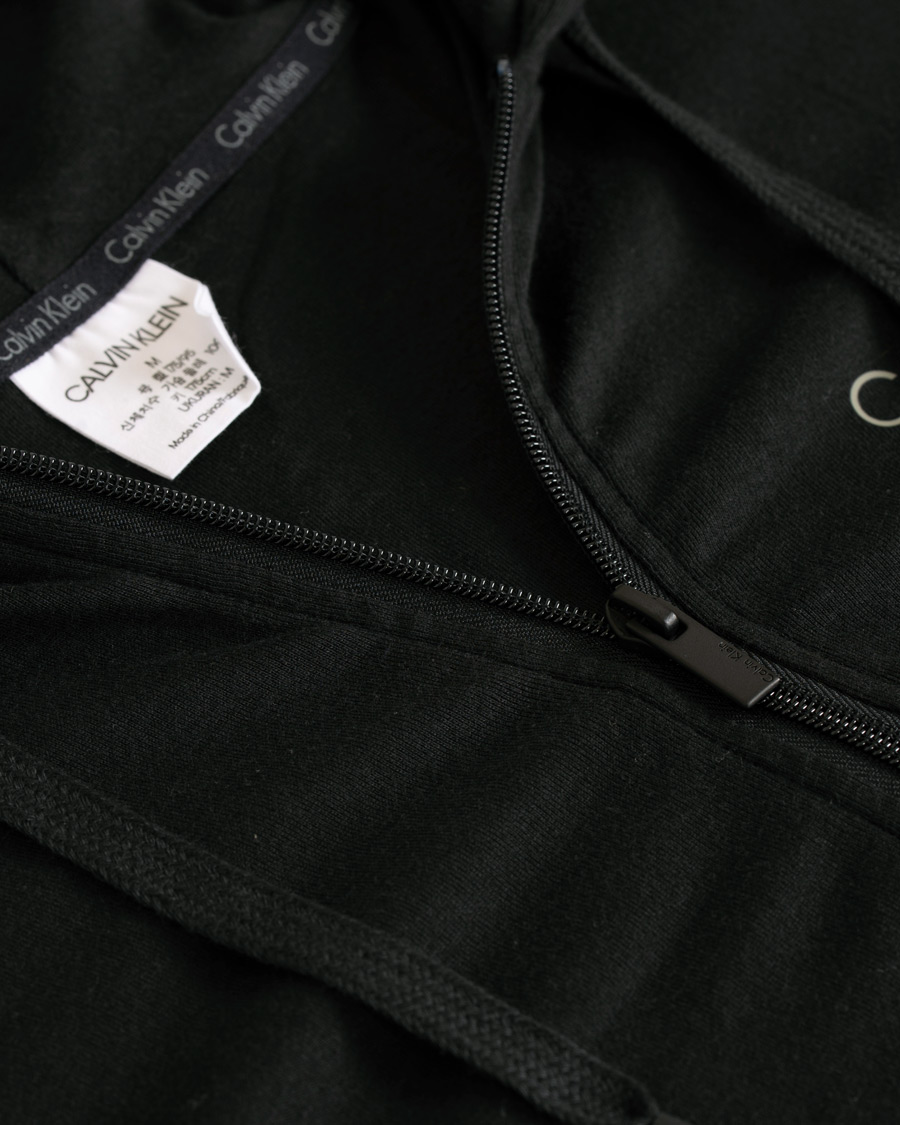 Herre | Gensere | Calvin Klein | Modal Full Zip Hoodie Black
