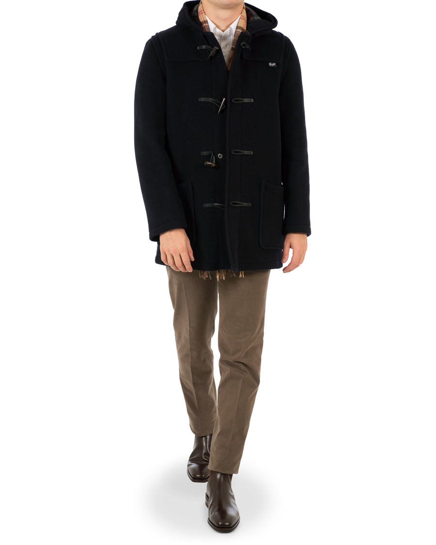 Herre | Jakker | Gloverall | Mens Mid Length Duffle Navy