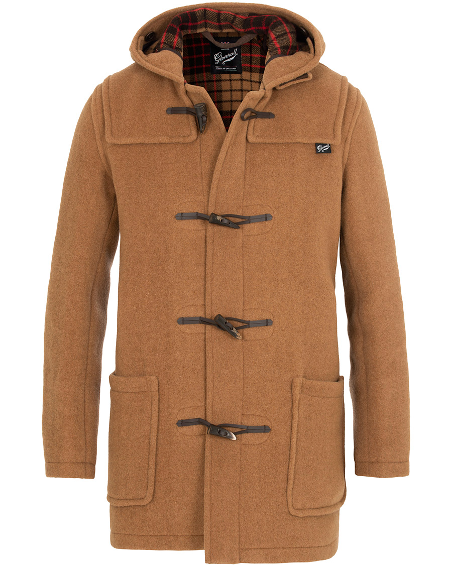 Herre | Jakker | Gloverall | Mens Mid Length Duffle Camel