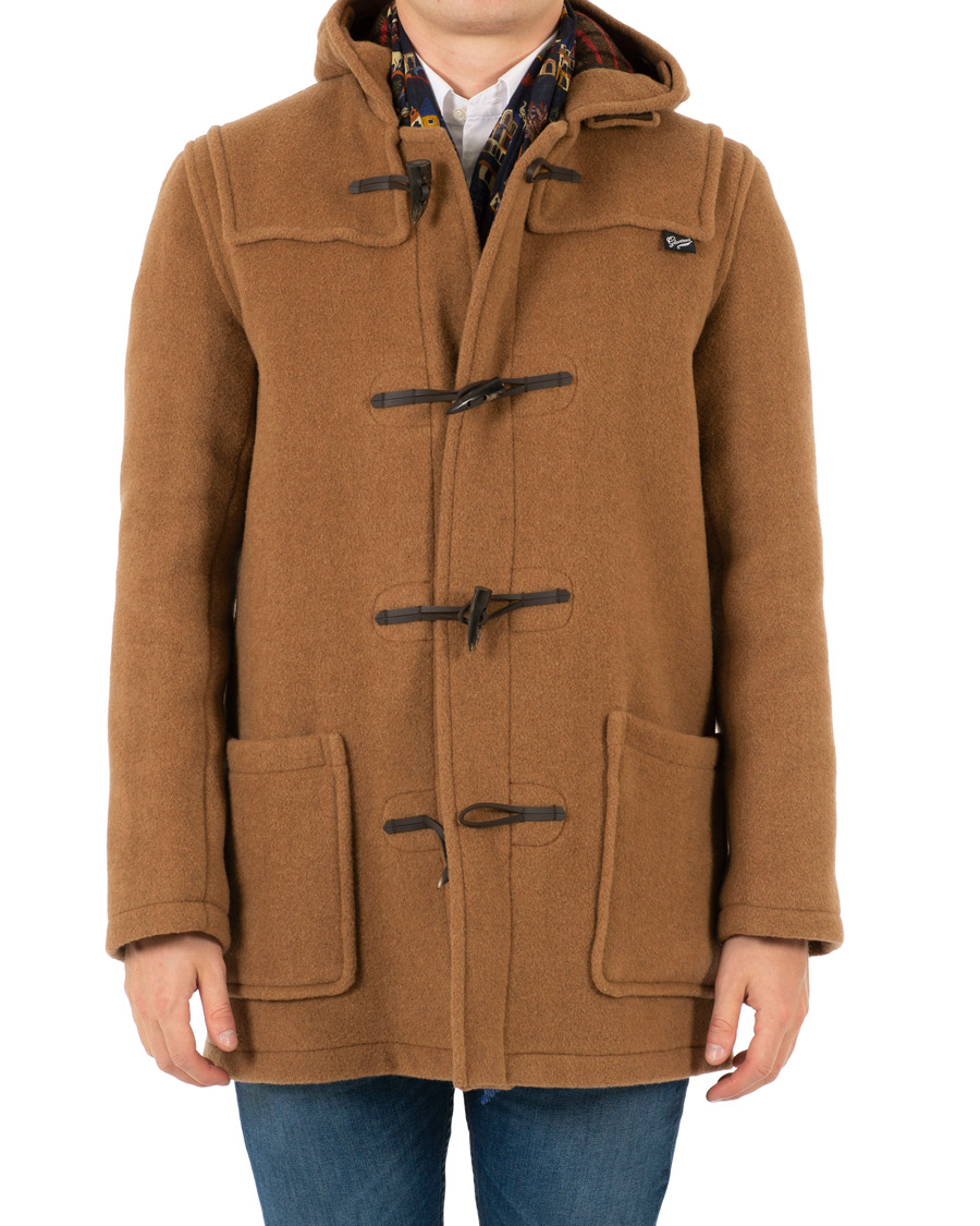 Herre | Jakker | Gloverall | Mens Mid Length Duffle Camel
