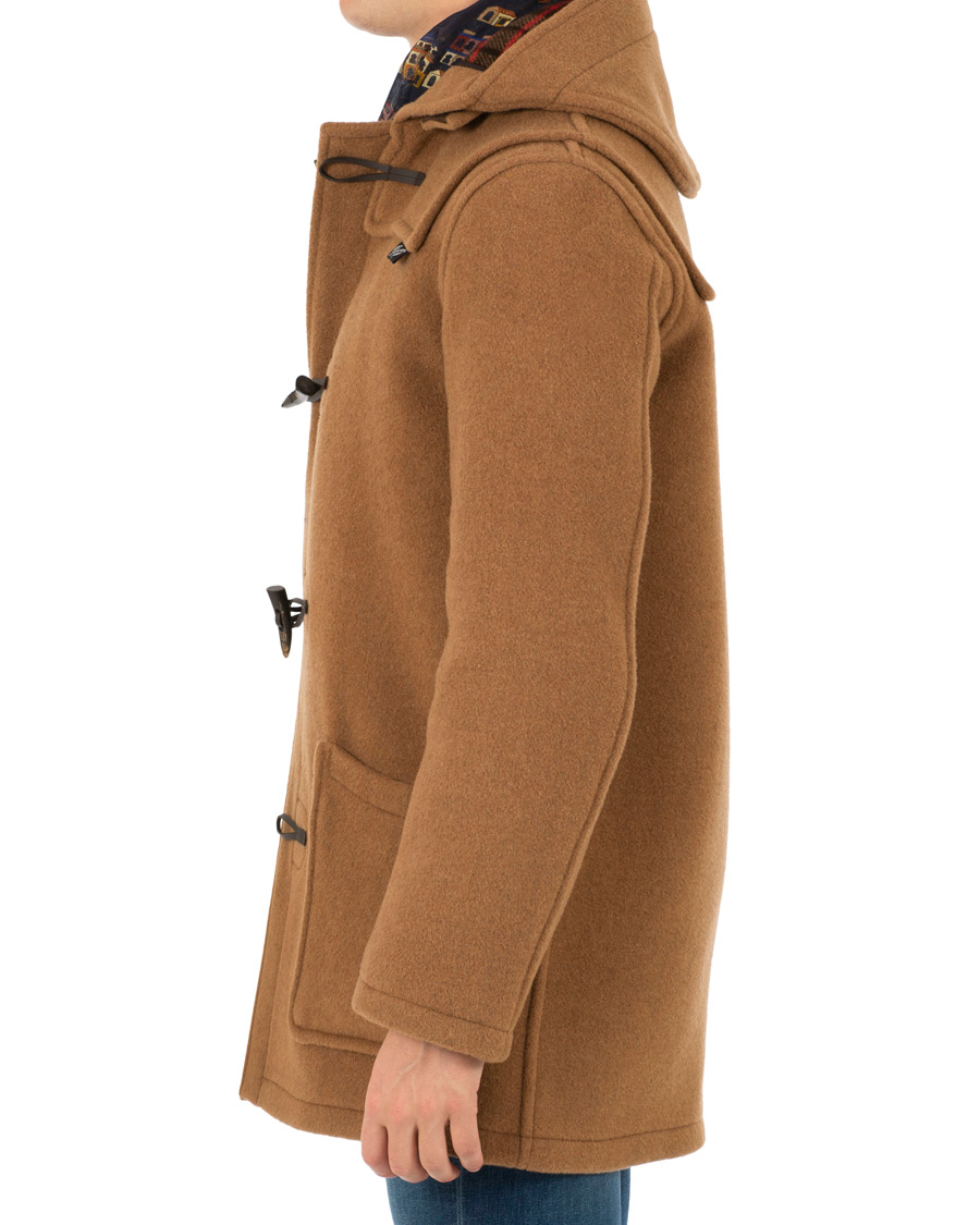 Herre | Jakker | Gloverall | Mens Mid Length Duffle Camel