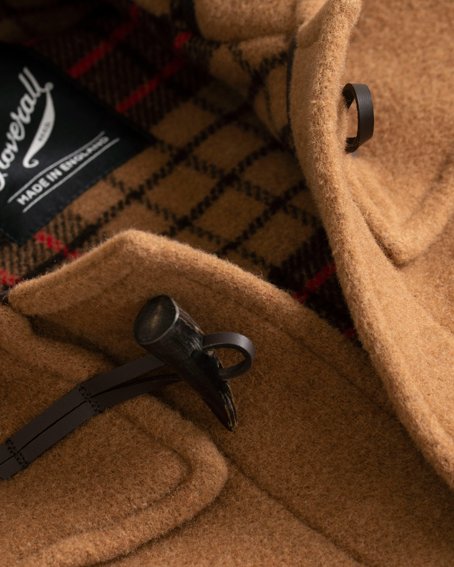 Herre | Jakker | Gloverall | Mens Mid Length Duffle Camel