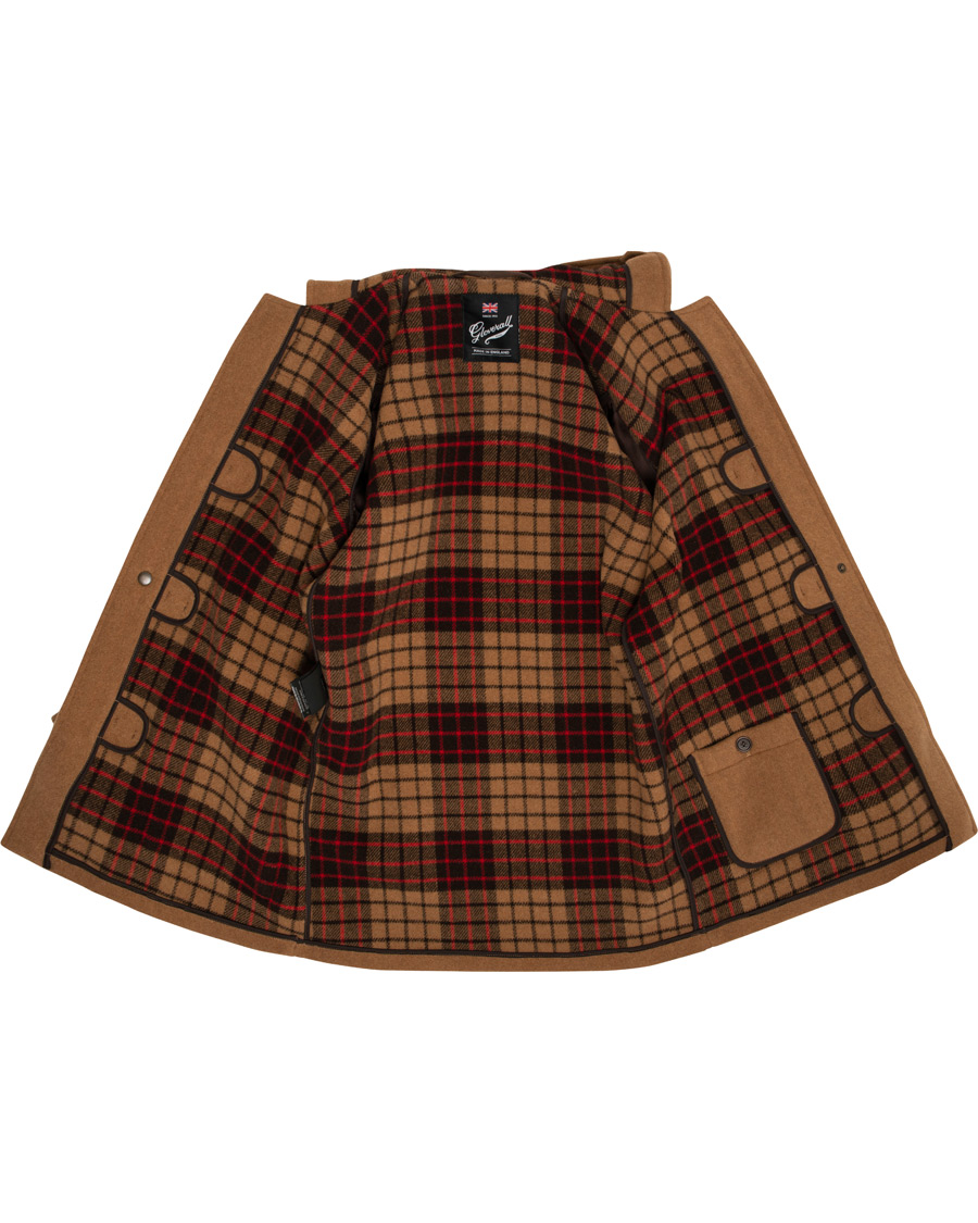 Herre | Jakker | Gloverall | Mens Mid Length Duffle Camel