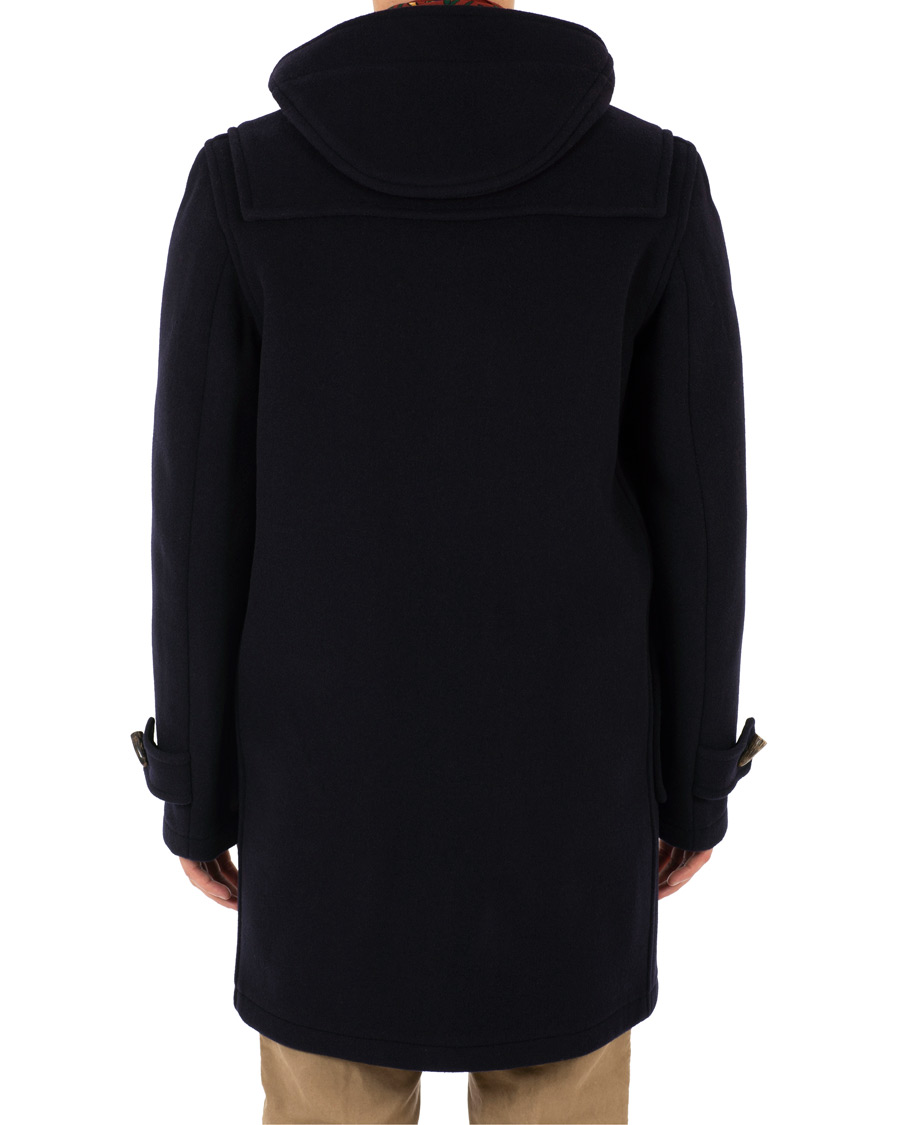 Herre | Jakker | Gloverall | Morris Duffle Coat Navy/Dress Gordon