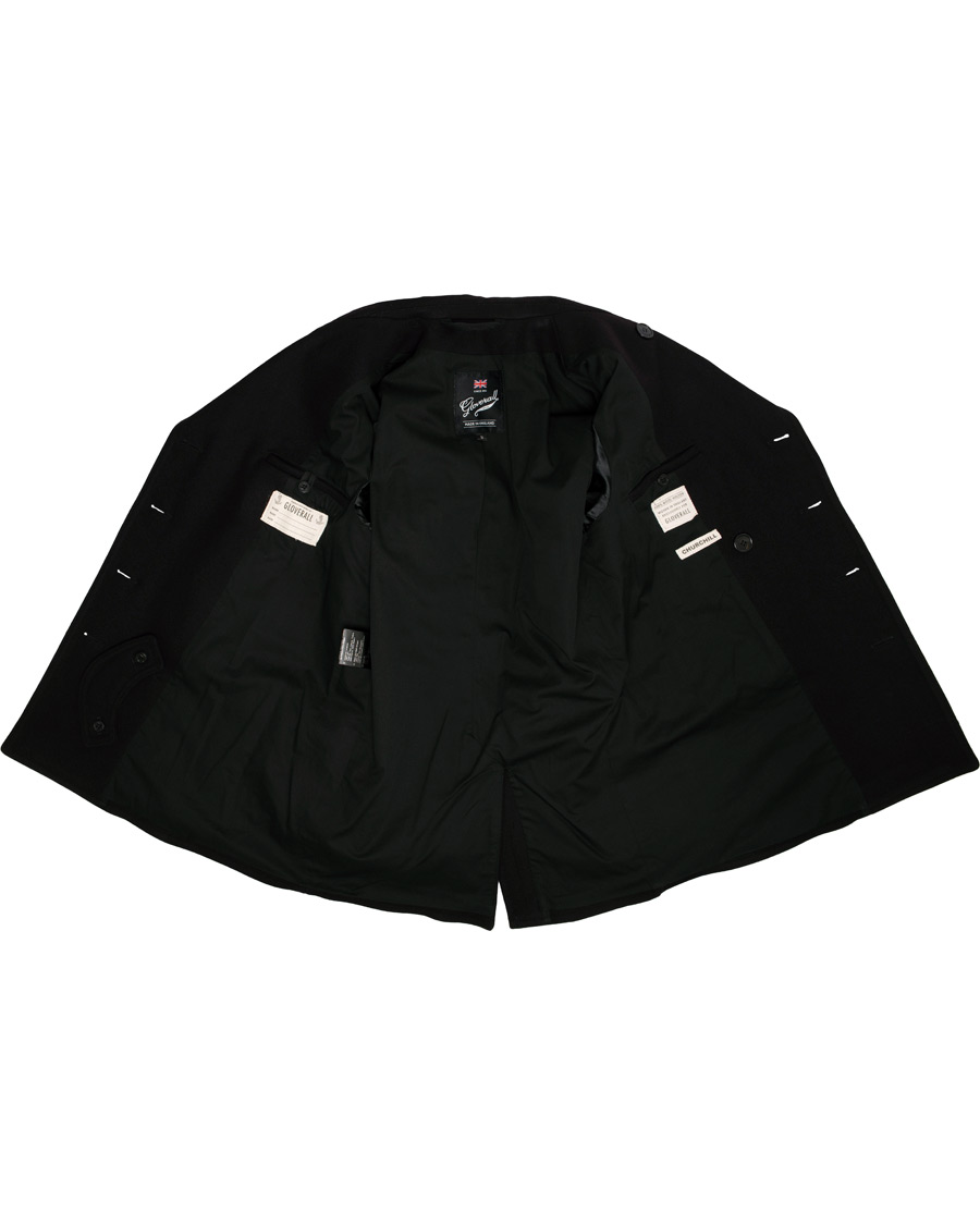 Herre | Jakker | Gloverall | Churchill Reefer Peacoat Navy