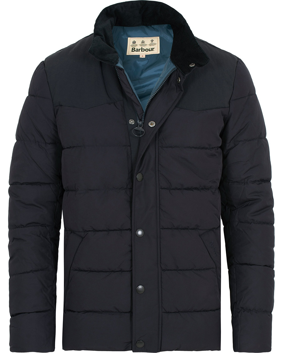 Barbour Lifestyle Stevenson Quilt Jacket Navy hos CareOfCarl.no