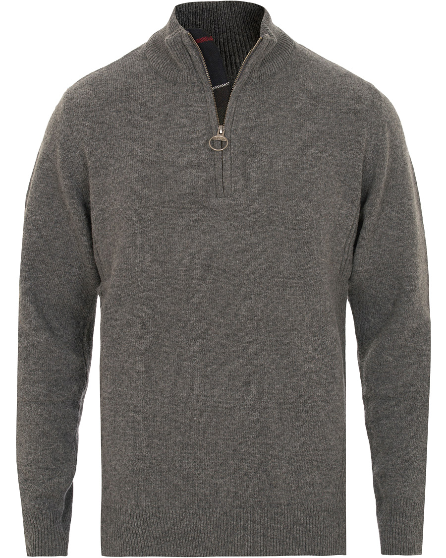 Herre | Gensere | Barbour Lifestyle | Holden Half Zip Mid Grey Marl