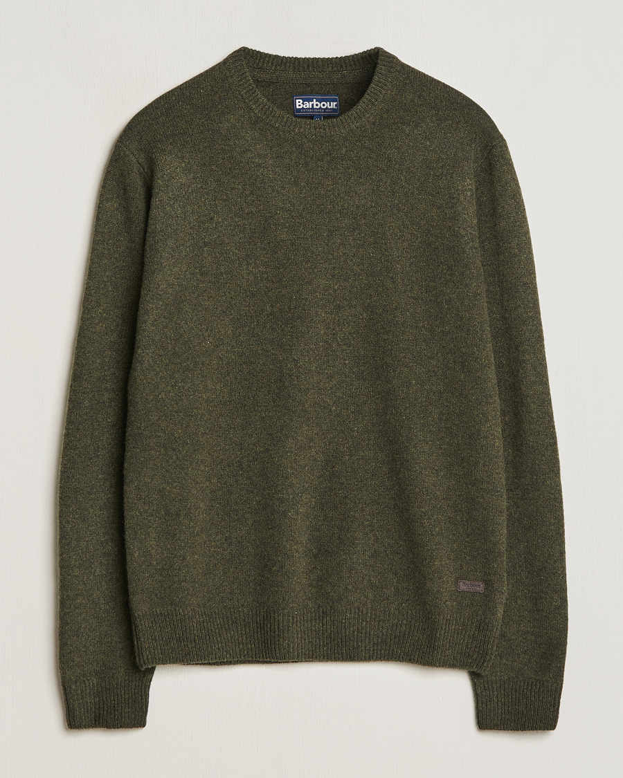 Herre | Gensere | Barbour Lifestyle | Patch Crew Willow Green