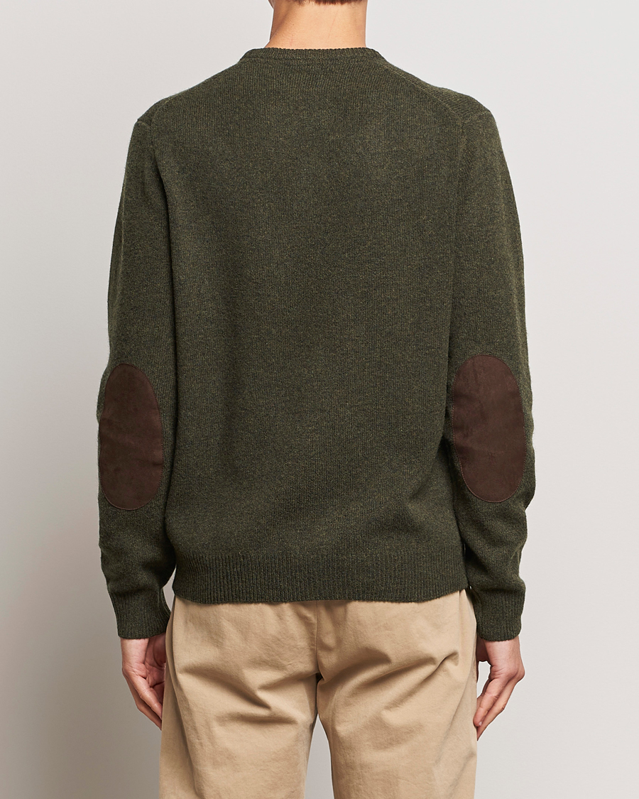 Herre | Gensere | Barbour Lifestyle | Patch Crew Willow Green