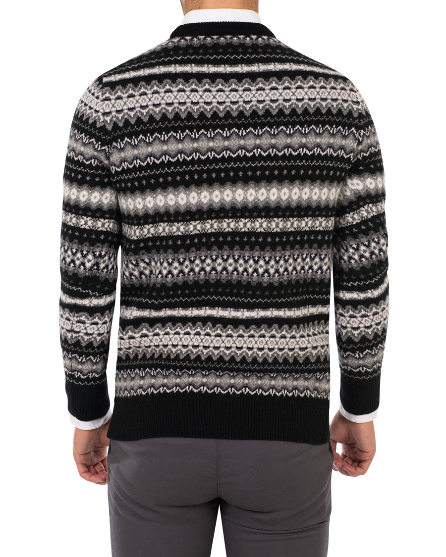 Herre | Gensere | Barbour Lifestyle | Case Fairisle Crew Black