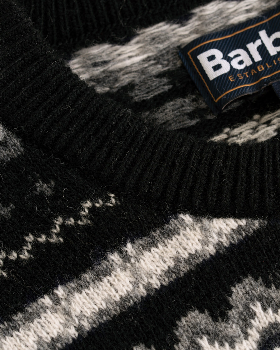 Herre | Gensere | Barbour Lifestyle | Case Fairisle Crew Black