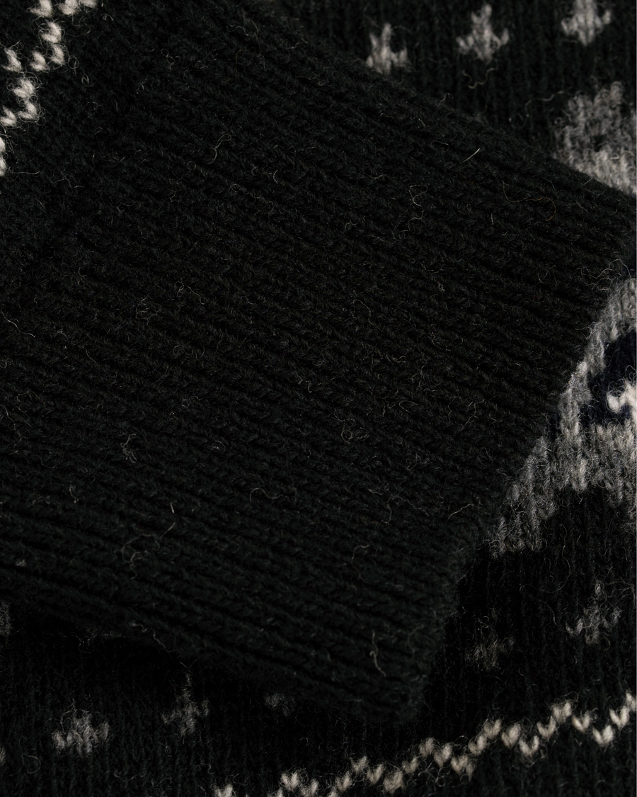 Herre | Gensere | Barbour Lifestyle | Case Fairisle Crew Black