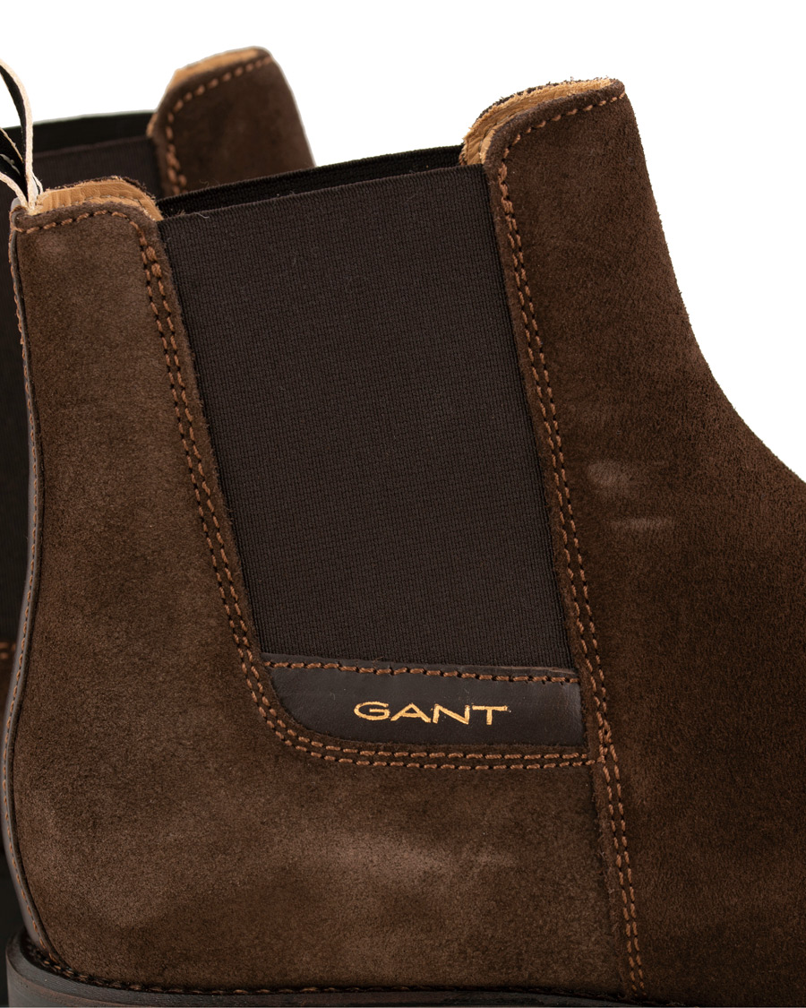 Herre | GANT James Chelsea Boot Dark Brown Suede | GANT | James Chelsea Boot Dark Brown Suede