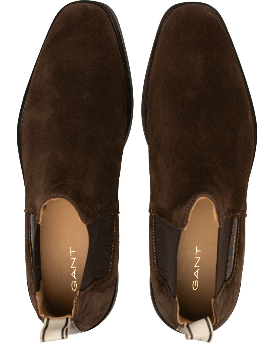 Herre | GANT James Chelsea Boot Dark Brown Suede | GANT | James Chelsea Boot Dark Brown Suede