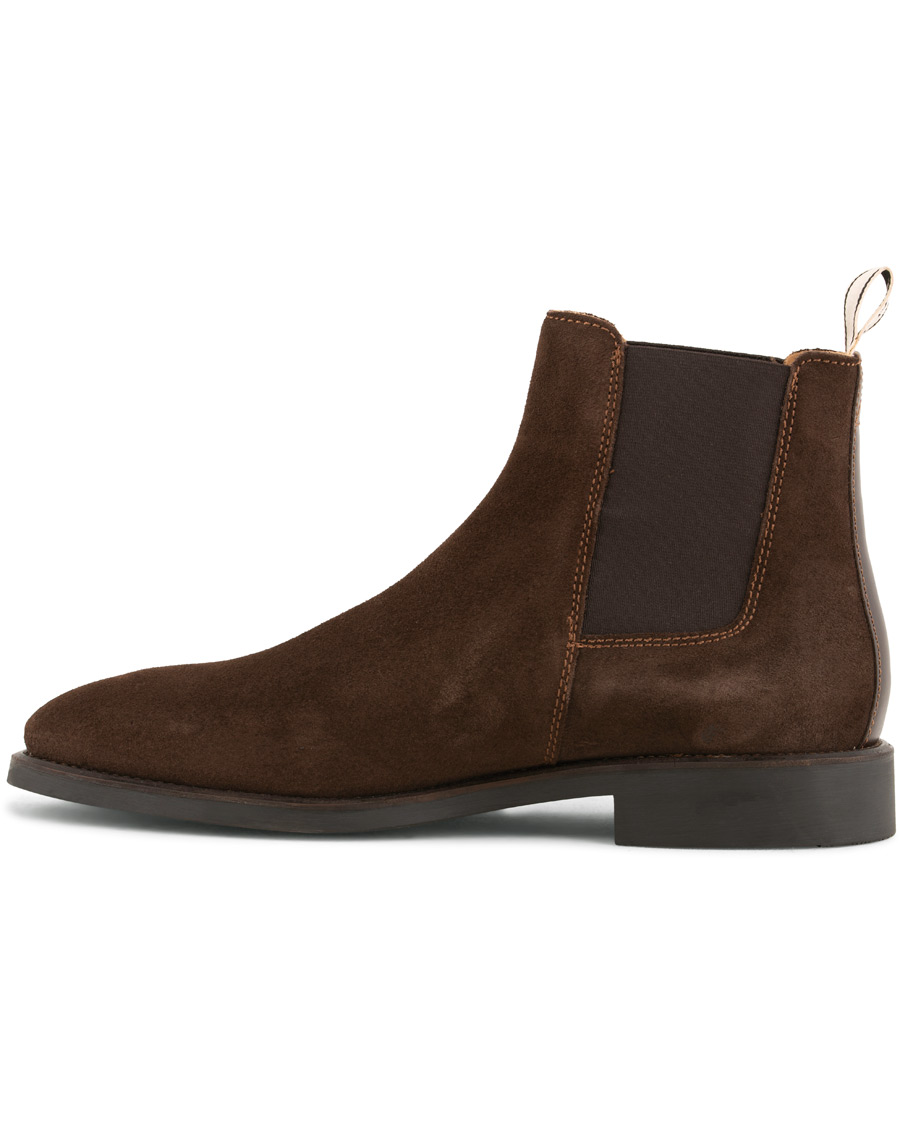 Herre | GANT James Chelsea Boot Dark Brown Suede | GANT | James Chelsea Boot Dark Brown Suede