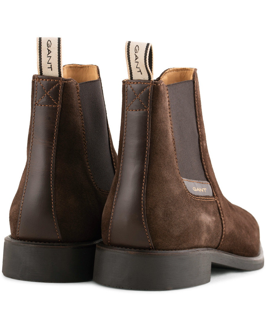 Herre | GANT James Chelsea Boot Dark Brown Suede | GANT | James Chelsea Boot Dark Brown Suede
