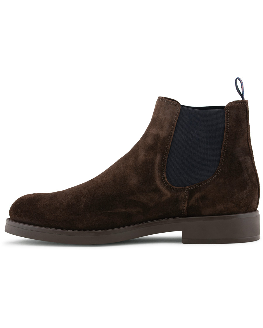Herre | GANT Oscar Chelsea Boot Dark Brown Suede | GANT | Oscar Chelsea Boot Dark Brown Suede