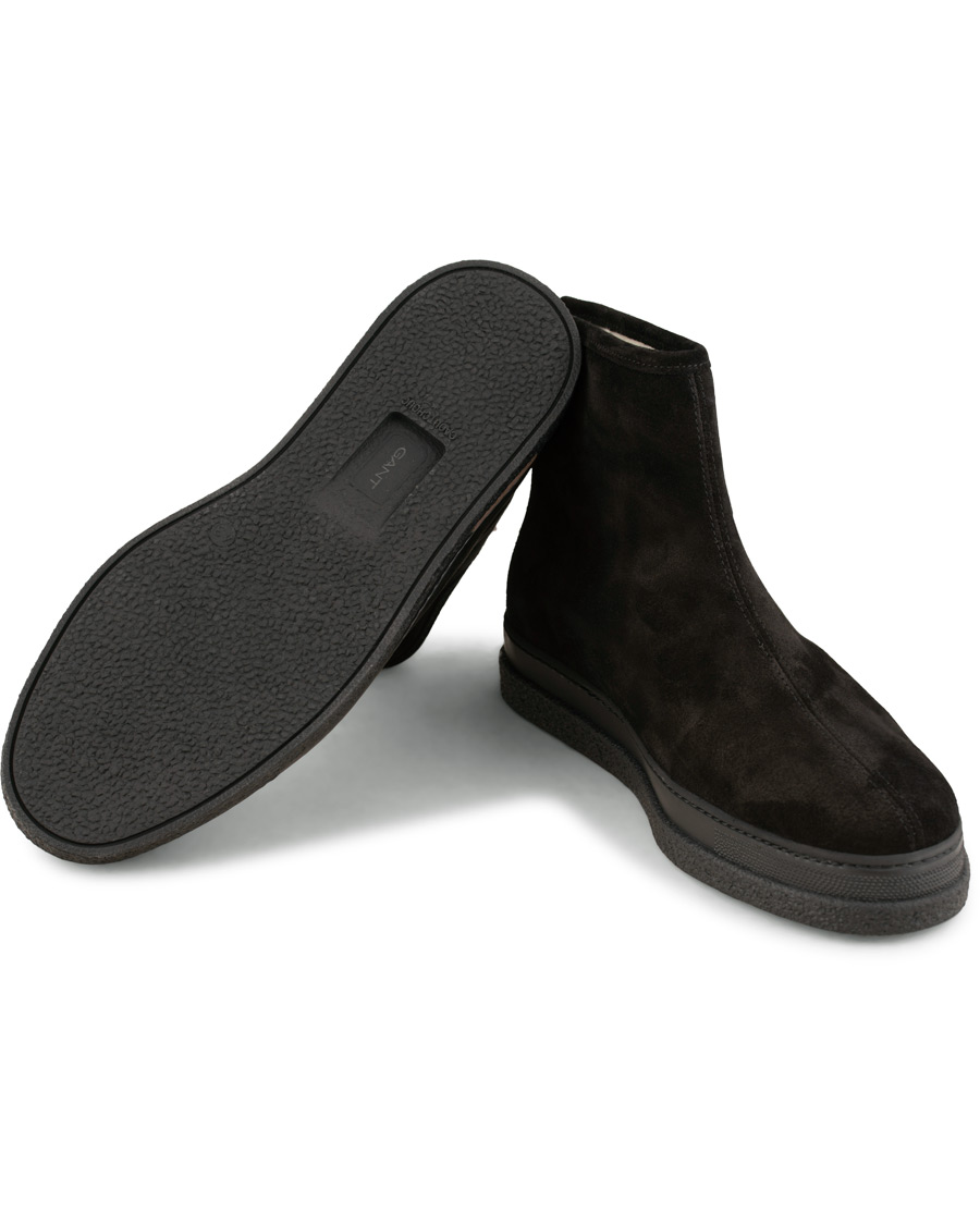 Herre | GANT Josef Curling Boot Black Suede | GANT | Josef Curling Boot Black Suede