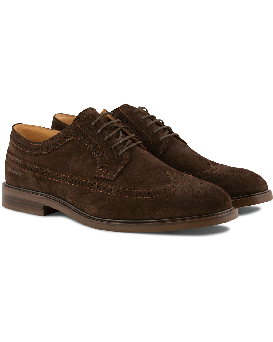 Herre | GANT Ricardo Brouge Dark Brown Suede | GANT | Ricardo Brouge Dark Brown Suede