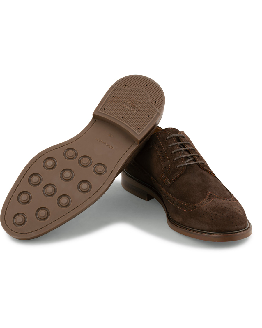 Herre | GANT Ricardo Brouge Dark Brown Suede | GANT | Ricardo Brouge Dark Brown Suede