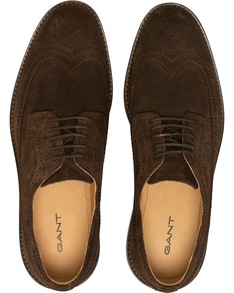 Herre | GANT Ricardo Brouge Dark Brown Suede | GANT | Ricardo Brouge Dark Brown Suede