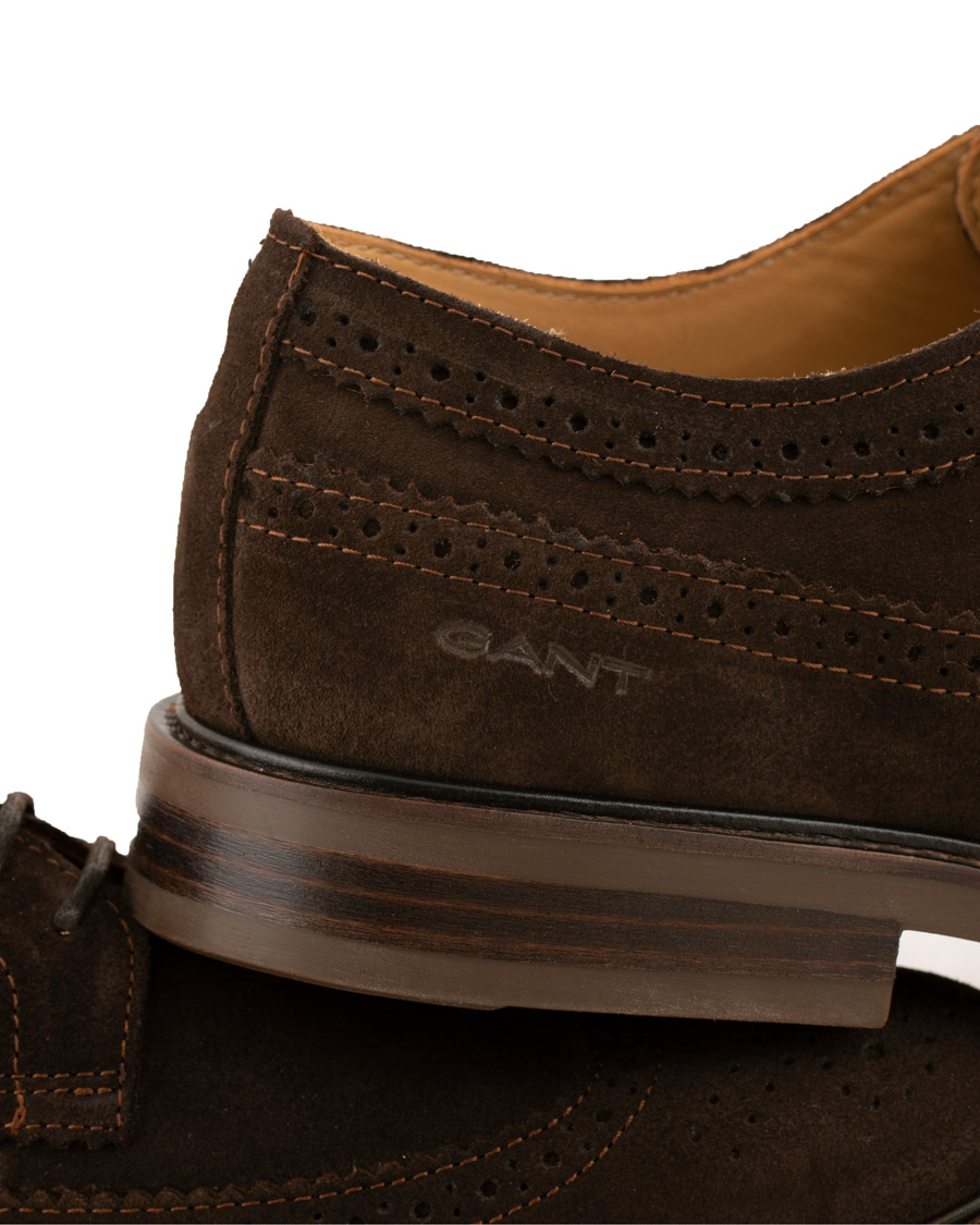 Herre | GANT Ricardo Brouge Dark Brown Suede | GANT | Ricardo Brouge Dark Brown Suede