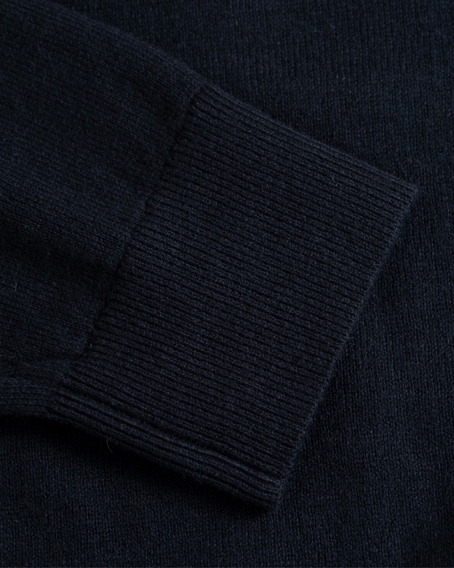 Herre | Gensere | Lexington | Riley Knitted Rugger Deep Marine Blue