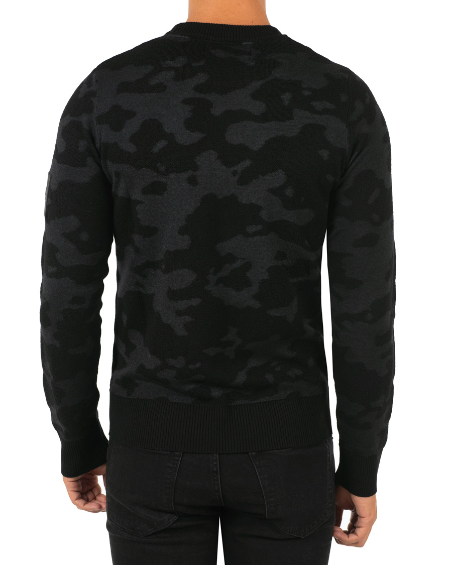 Herre | Gensere | Peak Performance | Fus Camo Crew Neck Black