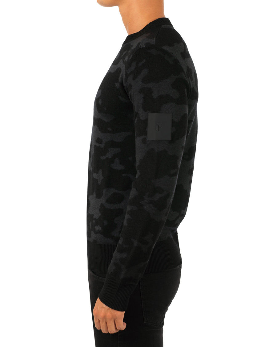 Herre | Gensere | Peak Performance | Fus Camo Crew Neck Black