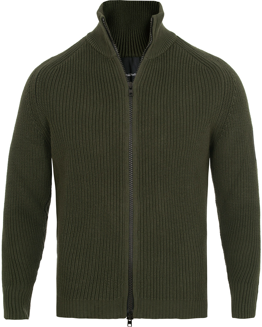 Herre | Gensere | Peak Performance | Curtis Full Zip Olive Extreme