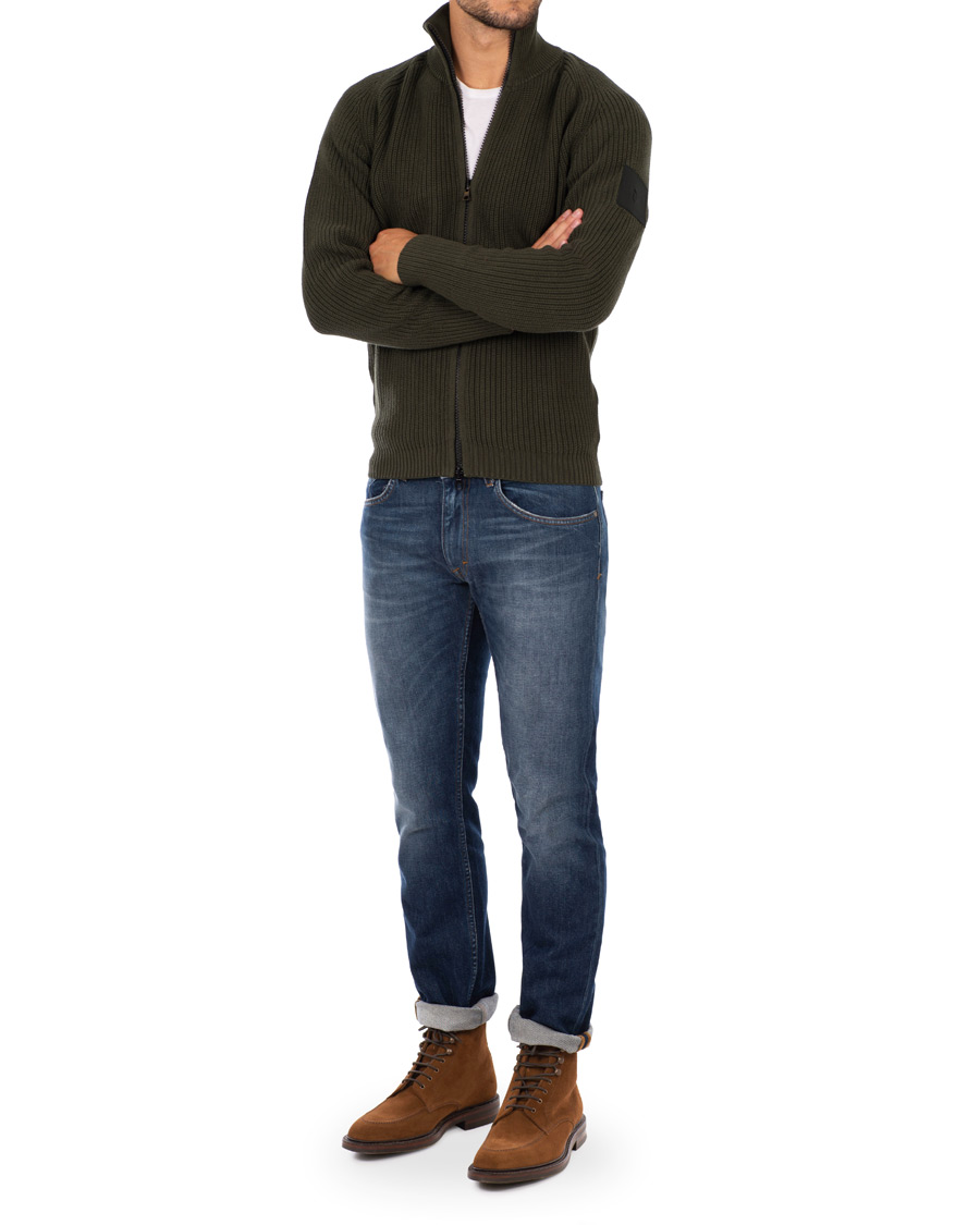 Herre | Gensere | Peak Performance | Curtis Full Zip Olive Extreme