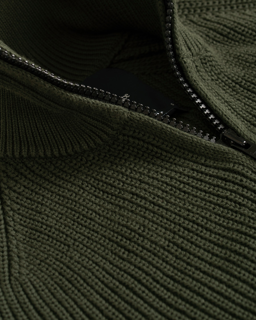 Herre | Gensere | Peak Performance | Curtis Full Zip Olive Extreme