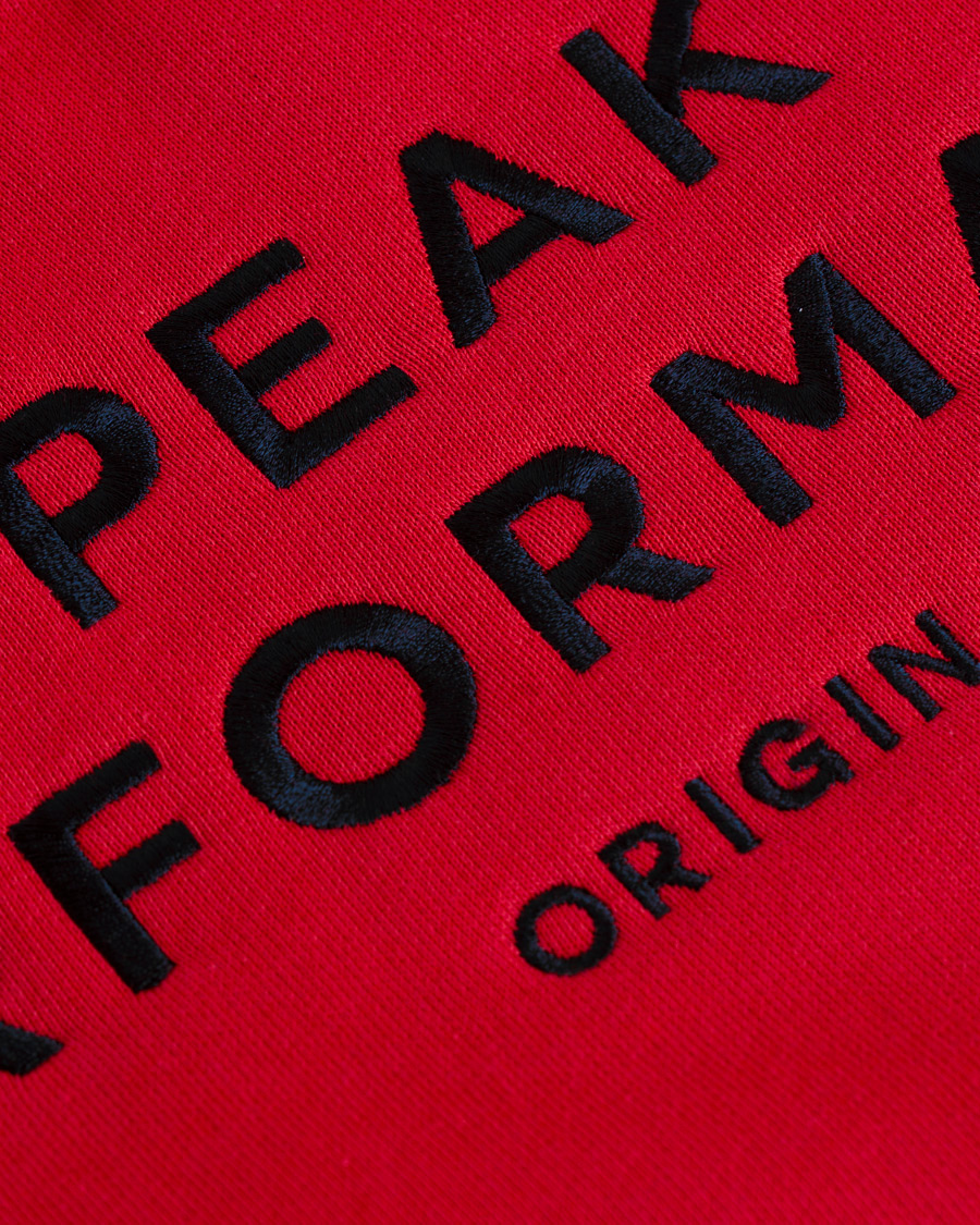 Herre | Gensere | Peak Performance | Logo Hoodie Red