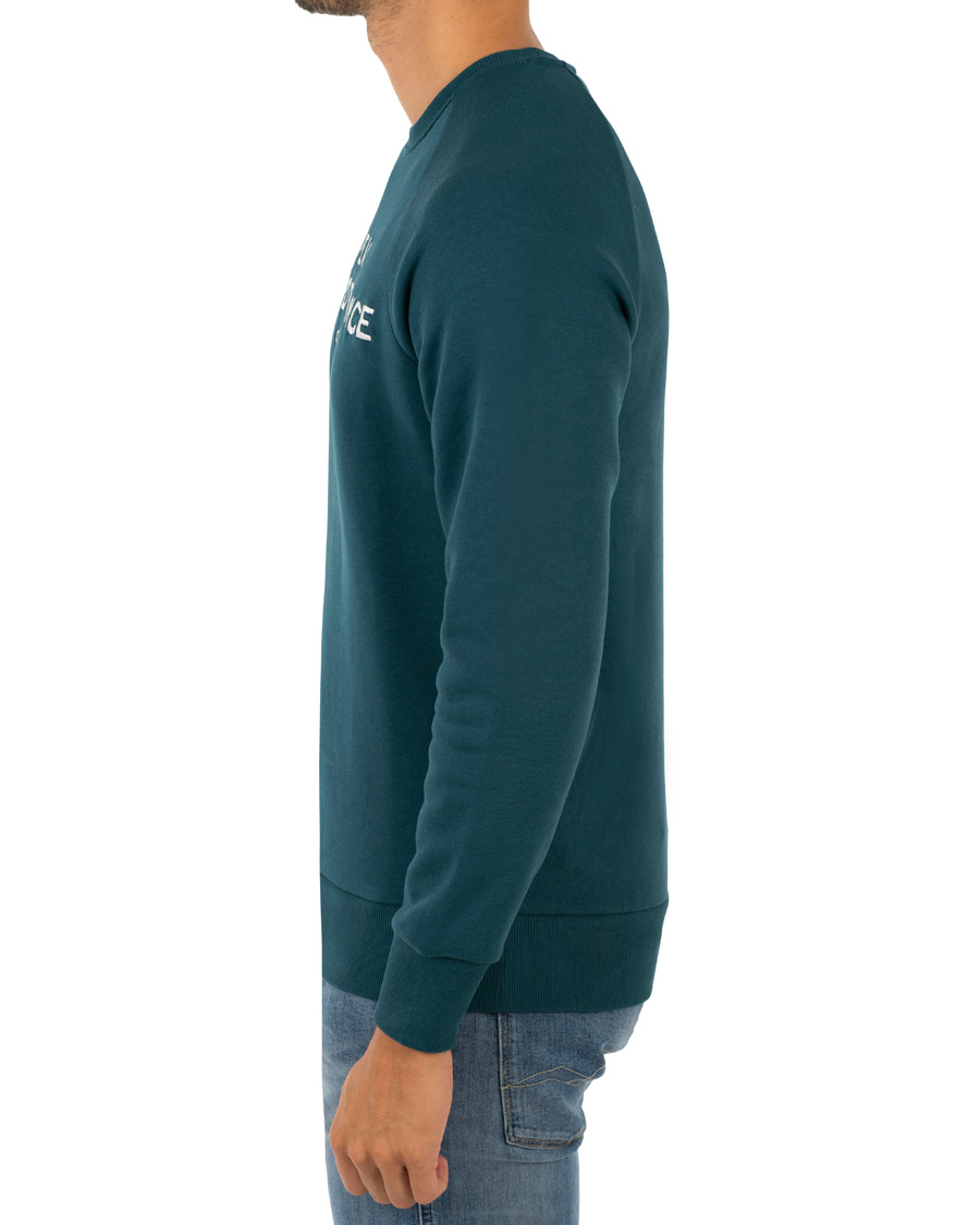 Herre | Gensere | Peak Performance | Logo Crew Neck Sweatshirt Teal Extreme