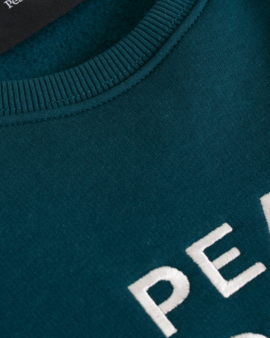 Herre | Gensere | Peak Performance | Logo Crew Neck Sweatshirt Teal Extreme