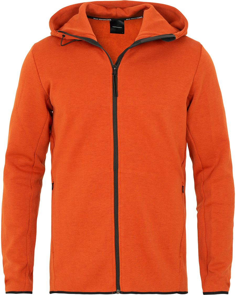 Herre | Gensere | Peak Performance | Tech Full Zip Hoodie Desert Clay