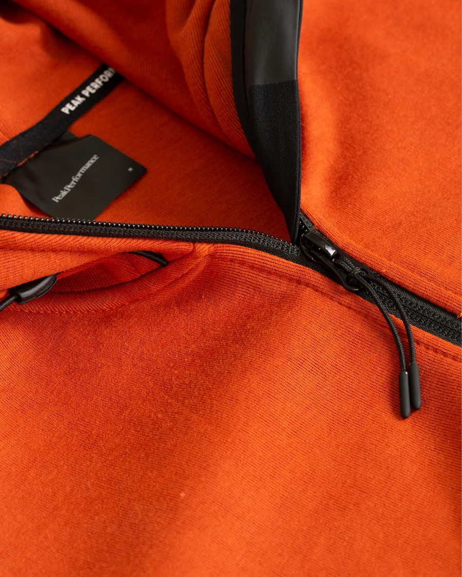 Herre | Gensere | Peak Performance | Tech Full Zip Hoodie Desert Clay
