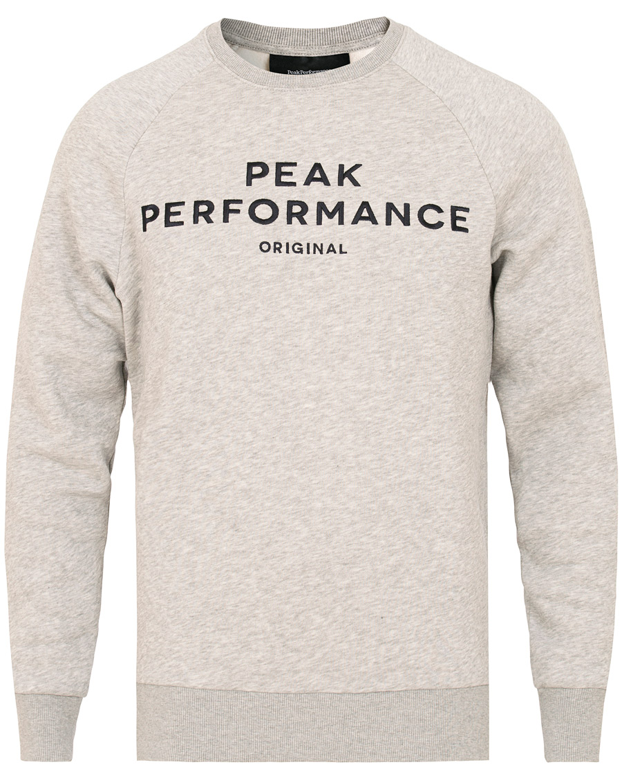 Herre | Gensere | Peak Performance | Original Crew Neck Sweatshirt Grey
