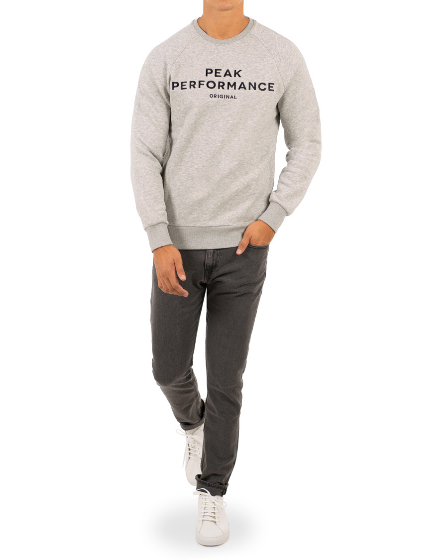 Herre | Gensere | Peak Performance | Original Crew Neck Sweatshirt Grey