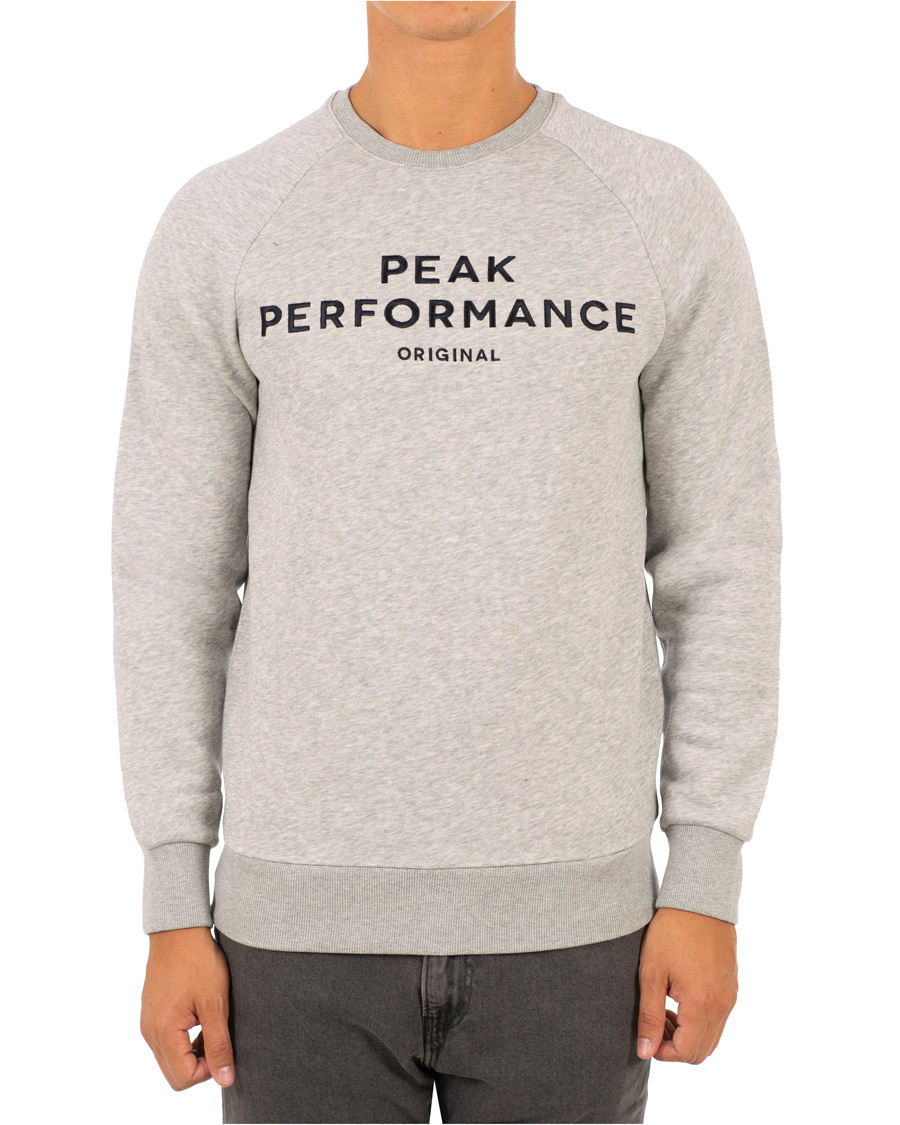 Herre | Gensere | Peak Performance | Original Crew Neck Sweatshirt Grey
