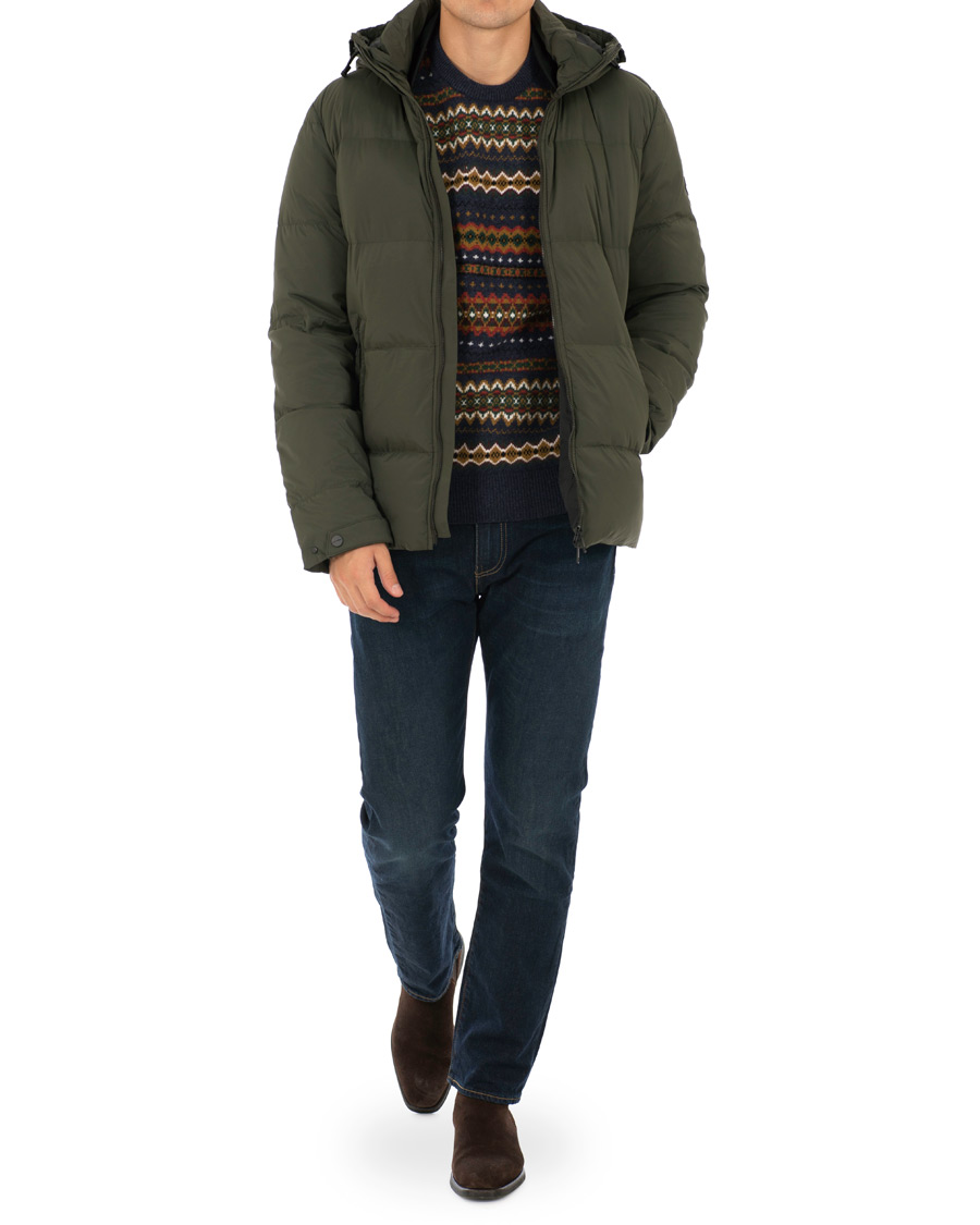 J.Lindeberg Barry Stretch Nylon Jacket Green hos CareOfCarl.no