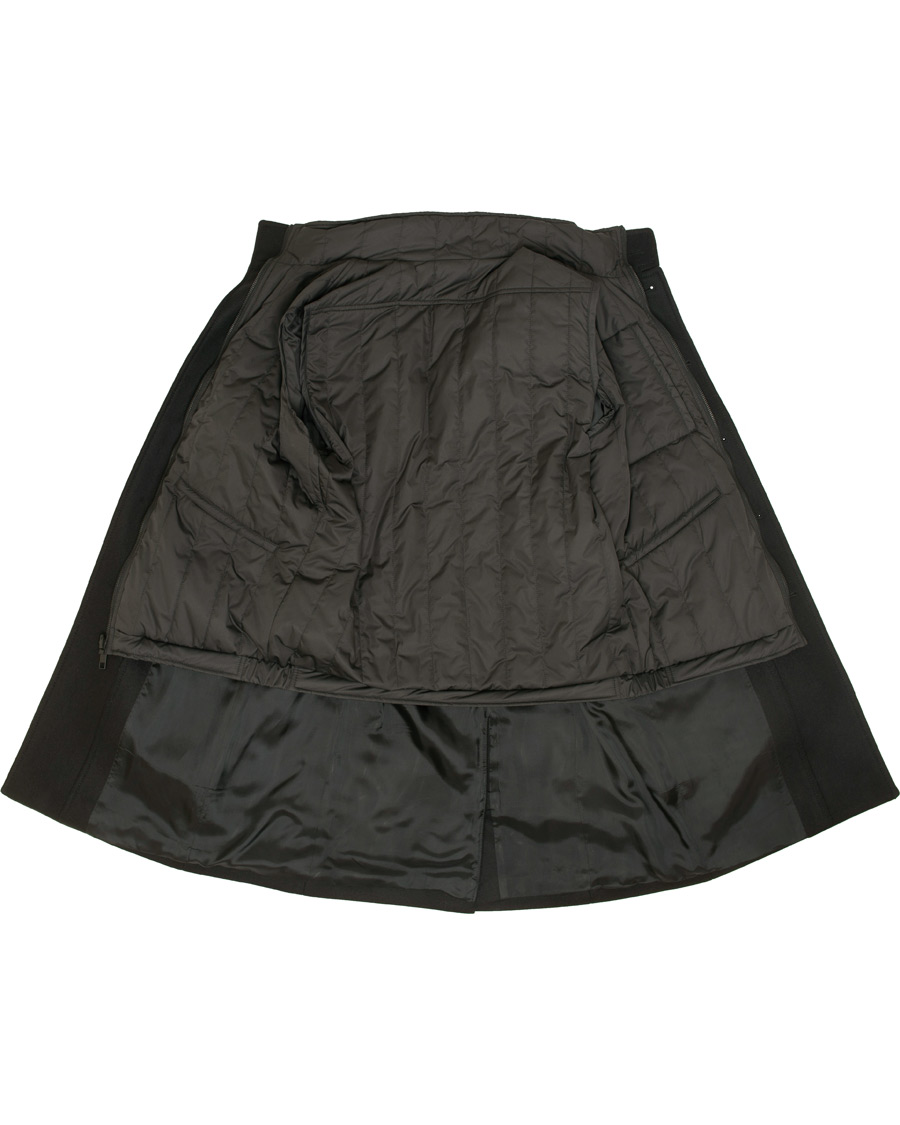 Herre | Jakker | J.Lindeberg | Gavin Stand Up Collar Compact Melton Coat Black